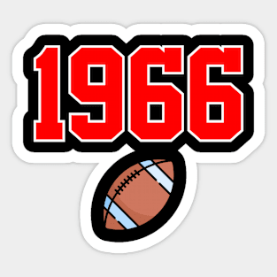 1966: American Football Sticker